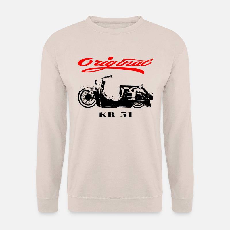 Simson Schwalbe GDR Moped - Unisex Sweatshirt - sand