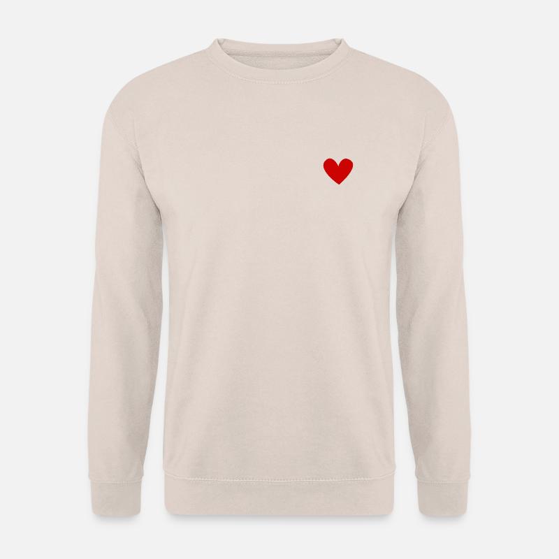 Heart print - Unisex Sweatshirt - sand