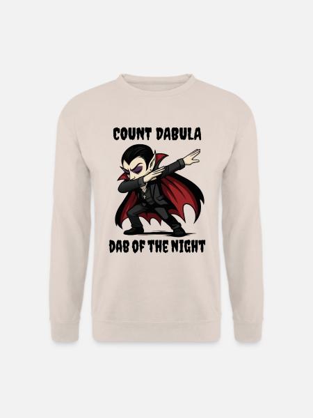 Graf Dabula dabt durch die Nacht - Unisex Pullover - Sand