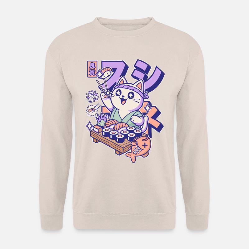 Sushi Chef Cat - Unisex Sweatshirt - sand