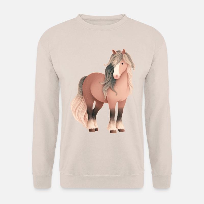 Pferd - Unisex Pullover - Sand