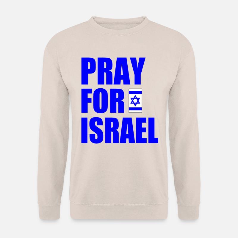 Pray for israel - Unisex Pullover - Sand