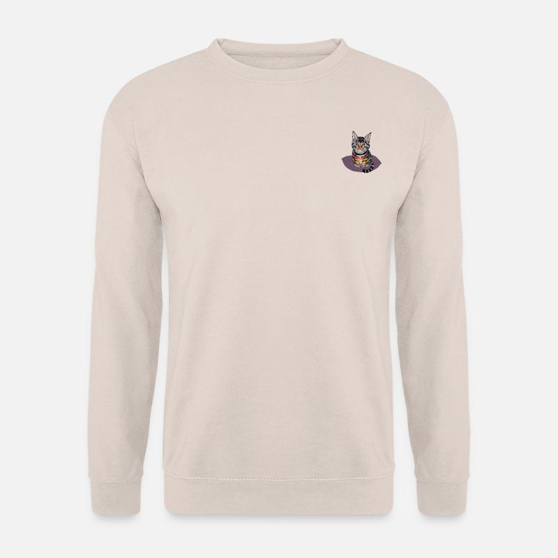 Cat Heavyweight Oversized - Unisex Sweatshirt - sand