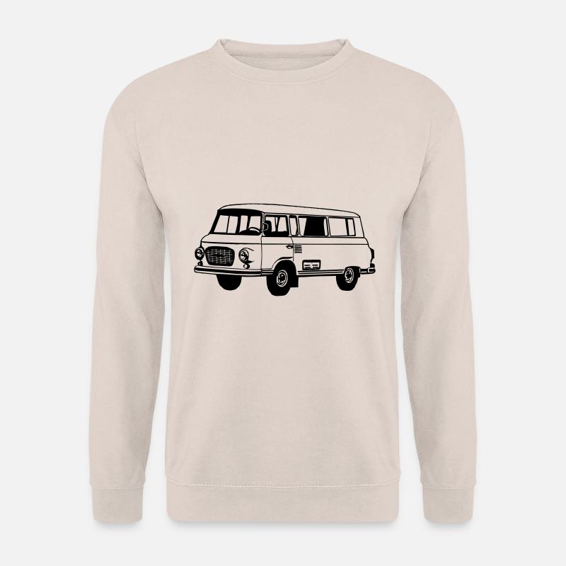 Barkas , Ostalgie , DDR Kult , Oldtimer (25) - Unisex Pullover - Sand