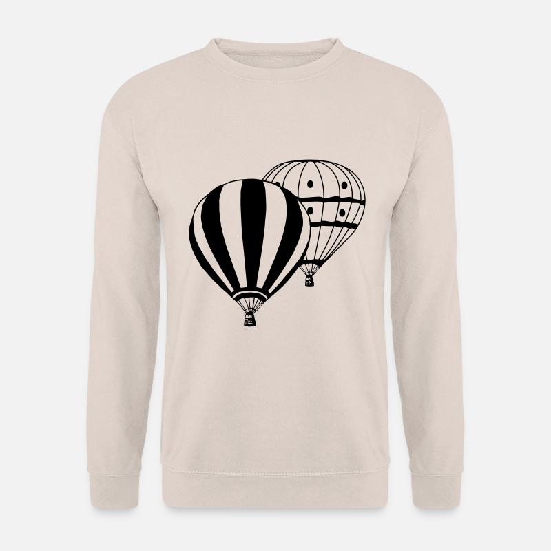 Heißluftballon Ballonfahrer Ballonfahrt 2 (25) - Unisex Pullover - Sand