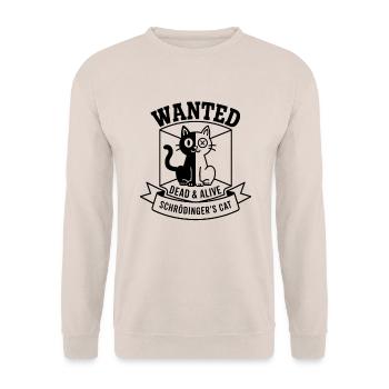 Schroedinger ́s Cat - Unisex Sweatshirt - sand - Front - Alina (178cm) & Michal (187cm)