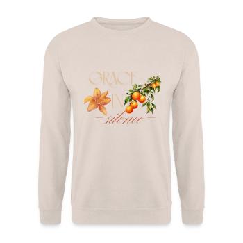 Simple Vibe - Unisex Sweatshirt - sand - Front - Alina (178cm) & Michal (187cm)