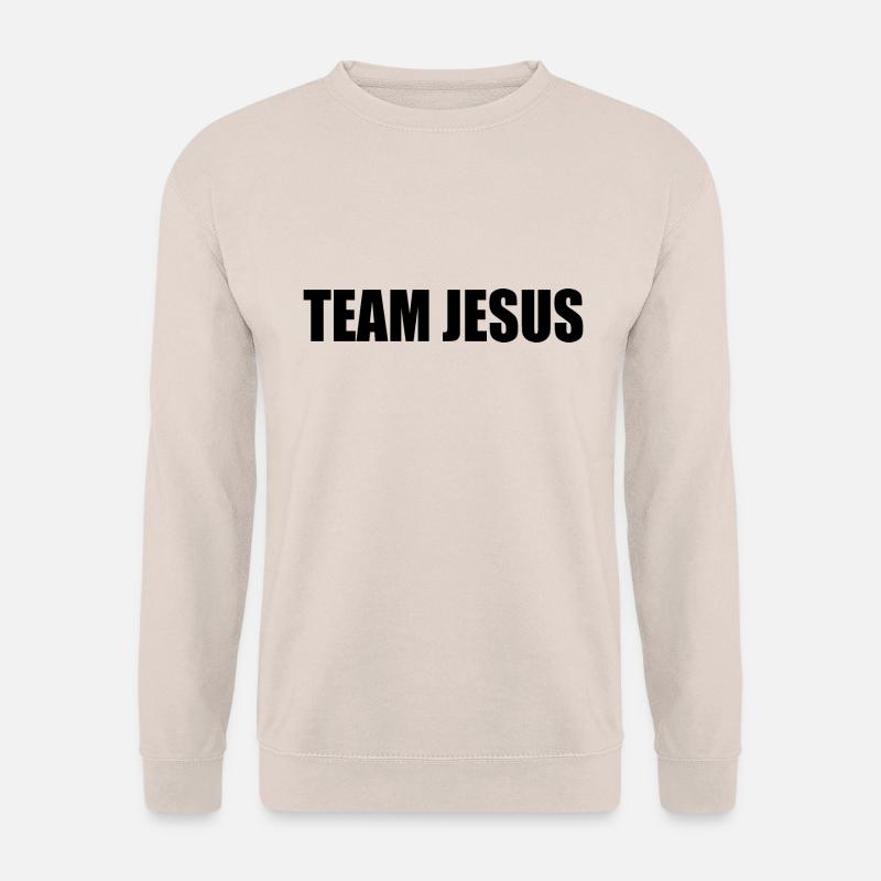 Team jesus - Sweat-shirt Unisexe - sable