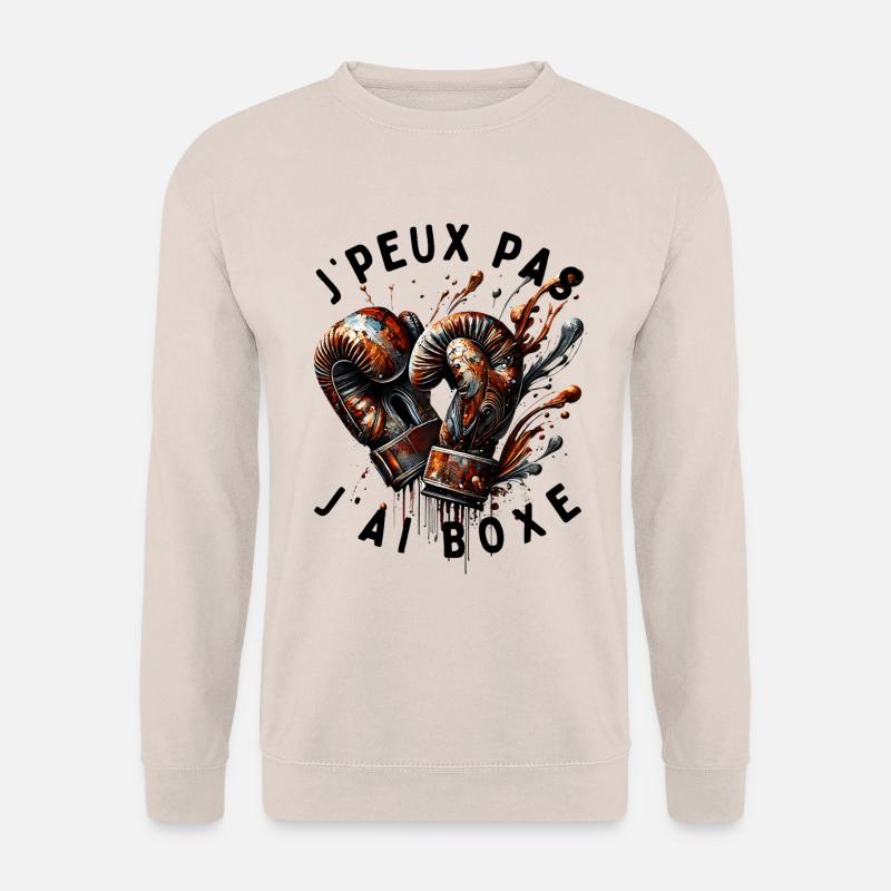 Ich kann nicht, ich habe geboxt - Unisex Pullover - Sand