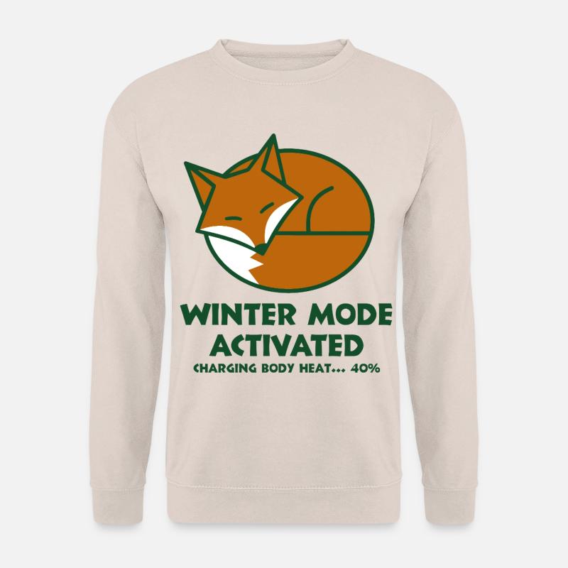 Winter Fox Activated - Unisex Sweatshirt - sand