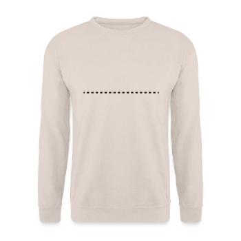 dashed_line_f1 - Unisex Pullover - Sand - Vorne - Alina (178cm) & Michal (187cm)