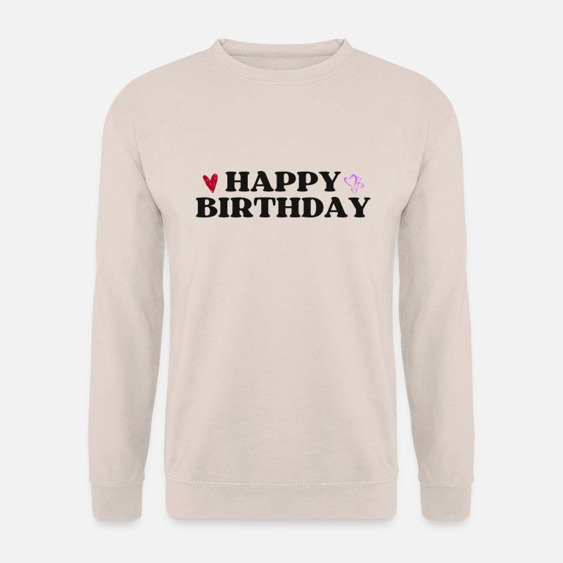 Happy Birthday - Unisex Pullover - Sand