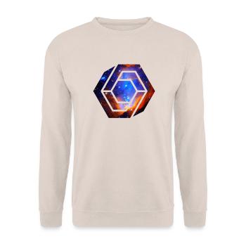 Space - Unisex Sweatshirt - sand - Front - Alina (178cm) & Michal (187cm)
