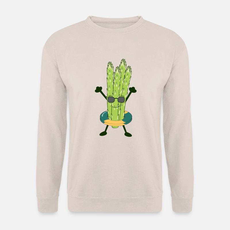 Lustiger Spargel - Unisex Pullover - Sand