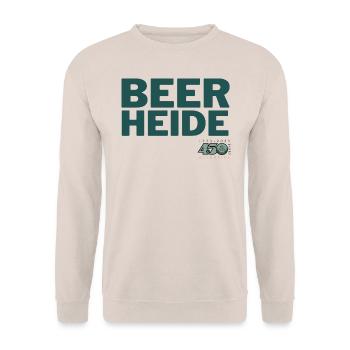BEERHEIDE - Unisex Pullover - Sand - Vorne - Alina (178cm) & Michal (187cm)