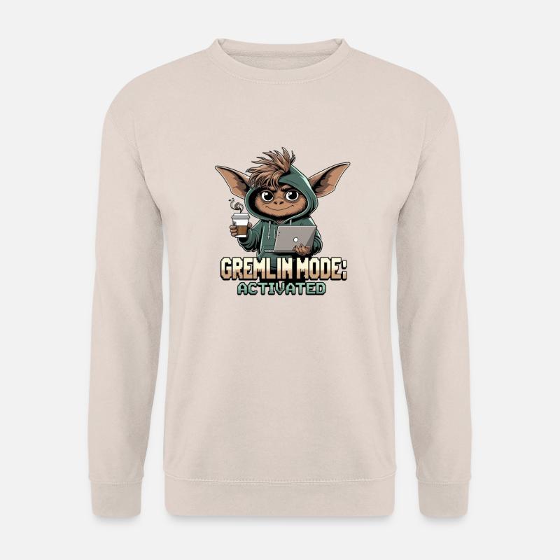 Mode Gremlin activé - Thème Gremlin amusant - Sweat-shirt Unisexe - sable