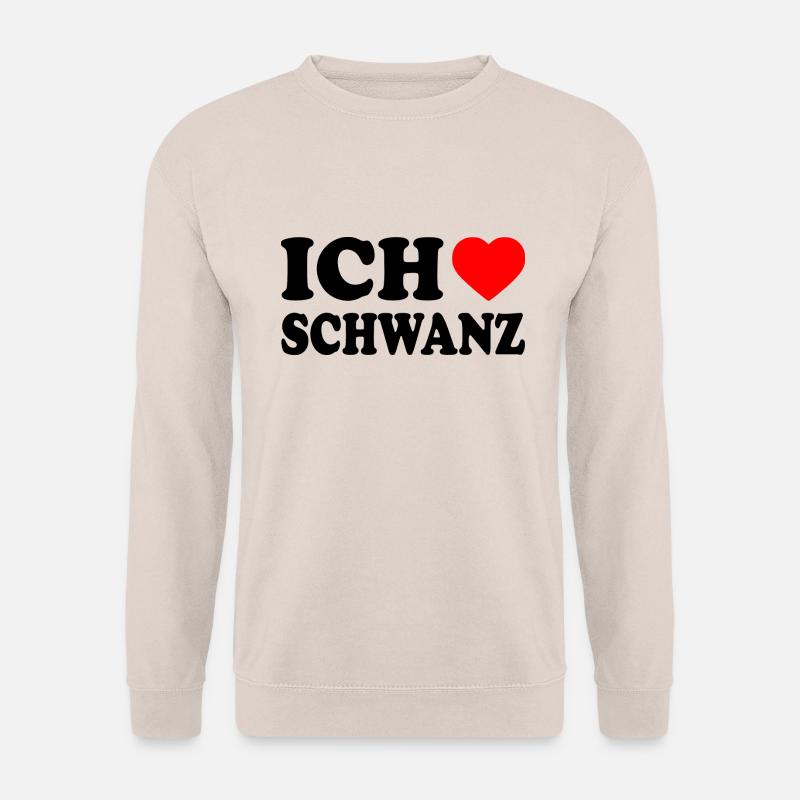 Ich liebe schwanz - Unisex Pullover - Sand