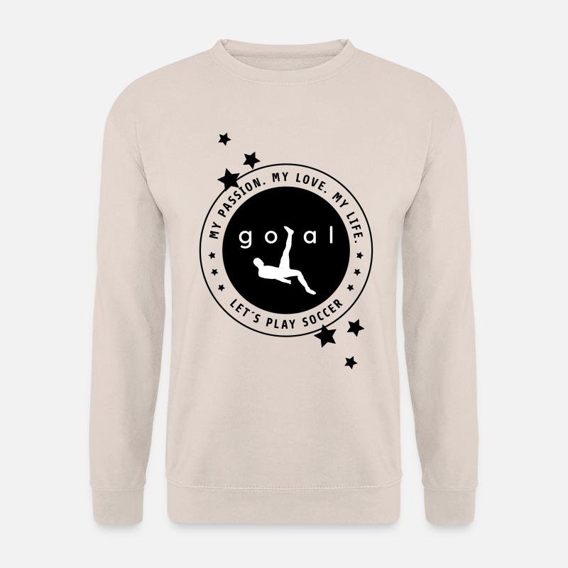 Leidenschaft Fußball - Unisex Pullover - Sand