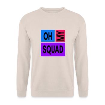 Oh My Squad - Unisex Sweatshirt - sand - Front - Alina (178cm) & Michal (187cm)