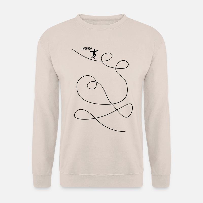 Skateboarder Makes Looping Gift - Unisex Sweatshirt - sand