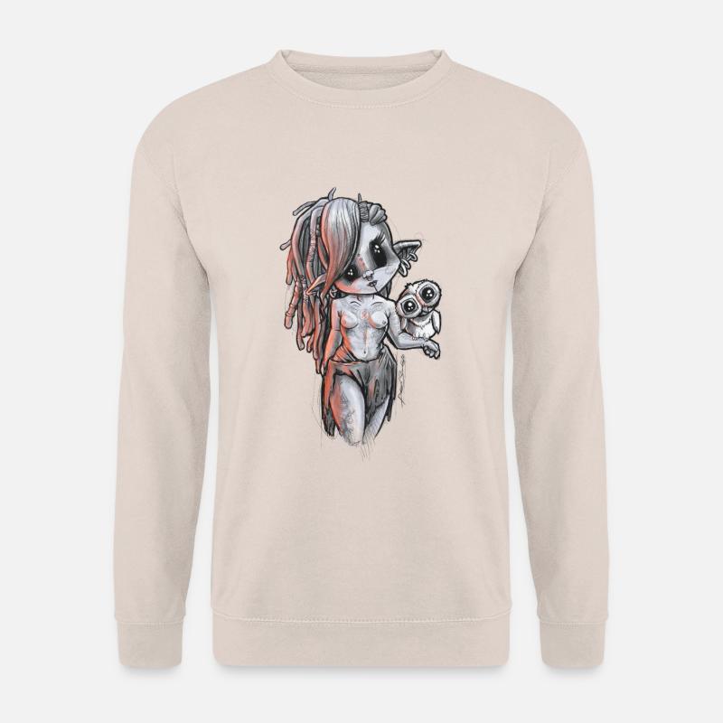 Nordisches wildes Mädchen - Unisex Pullover - Sand