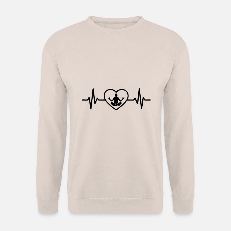 Pilates Herz im Gleichgewicht - Unisex Pullover - Sand
