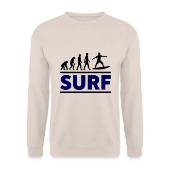 Surf Evolution - Unisex Pullover - Sand - Vorne - Alina (178cm) & Michal (187cm)