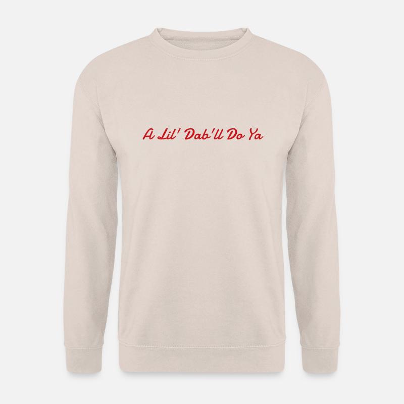 Ein kleiner Klecks wird es tun - Unisex Pullover - Sand