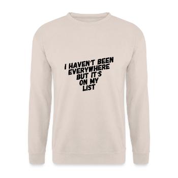 Voyage dans le monde - Sweat-shirt Unisexe - sable - Devant - Alina (178cm) & Michal (187cm)