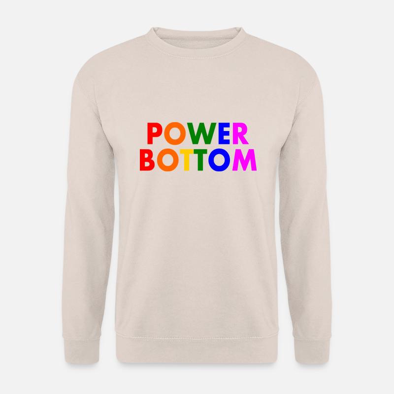 Power bottom - Unisex Pullover - Sand