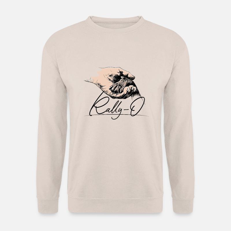 Pfote und Hand - Team Rally-O - Unisex Pullover - Sand