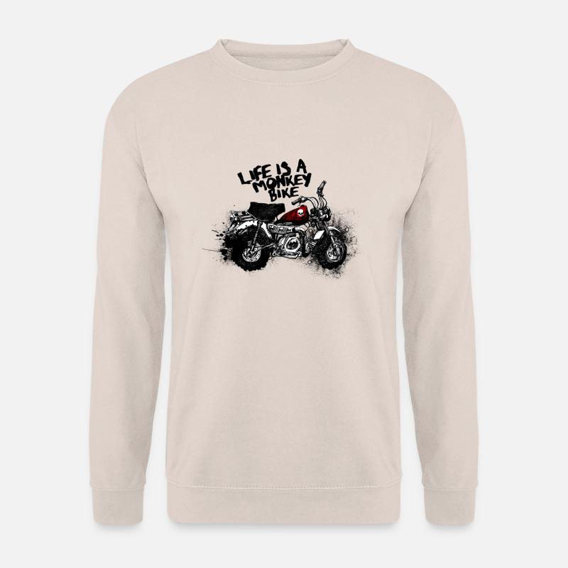 Monkey Bike - Unisex Pullover - Sand