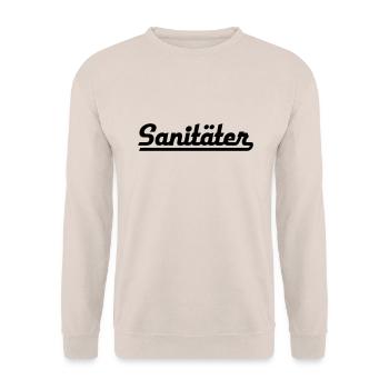 ambulance man - Unisex Sweatshirt - sand - Front - Alina (178cm) & Michal (187cm)