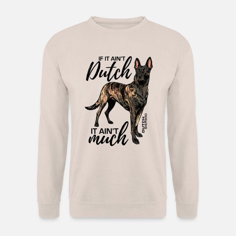 Dutchie - Holländischer Schäferhund - Unisex Pullover - Sand