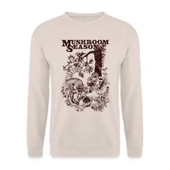 PILZSAISON - Unisex Pullover - Sand - Vorne - Alina (178cm) & Michal (187cm)