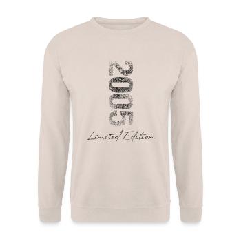 Anniversaire 2005 Édition Limitée Cadeau Occasion Cool - Sweat-shirt Unisexe - sable - Devant - Alina (178cm) & Michal (187cm)