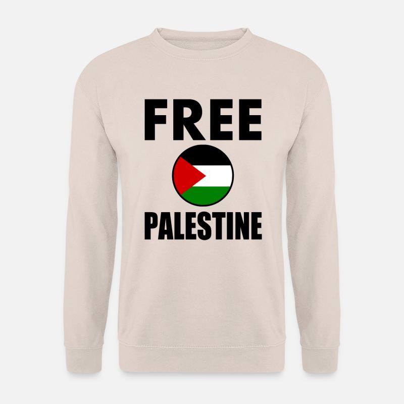Free palestine - Unisex Pullover - Sand