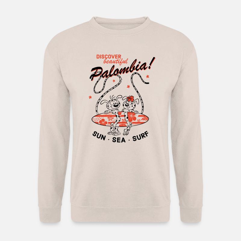 Marsupilami Palombia Design Sun, Sea, Surf - Unisex Pullover - Sand