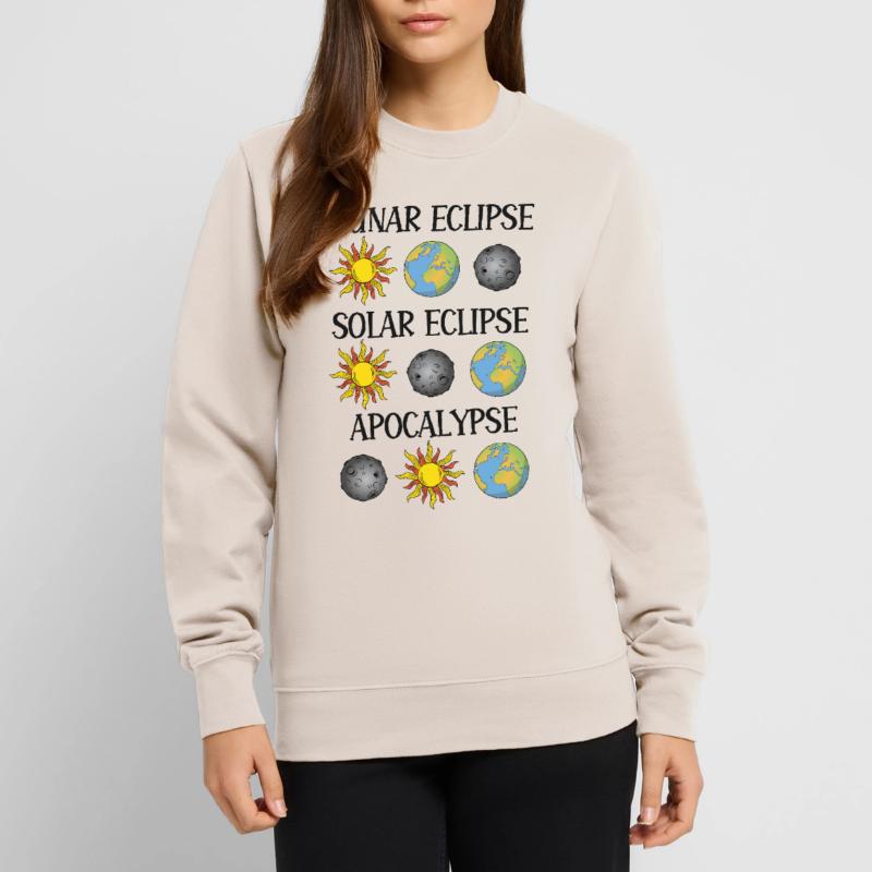 Lunar Eclipse Solar Eclipse Apocalypse Unisex Sweatshirt