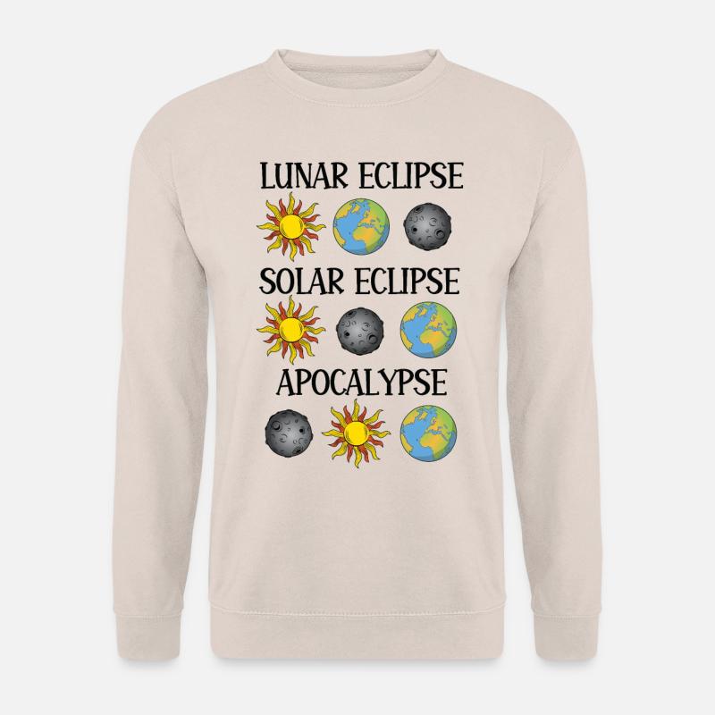 Éclipse lunaire Éclipse solaire Apocalypse - Sweat-shirt Unisexe - sable