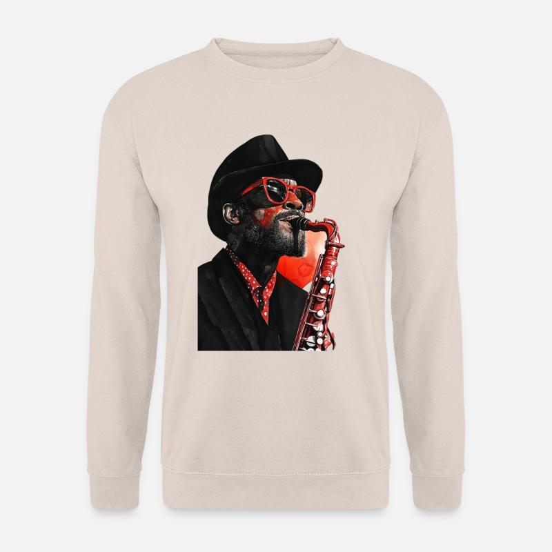 Saxophonist - Unisex Pullover - Sand