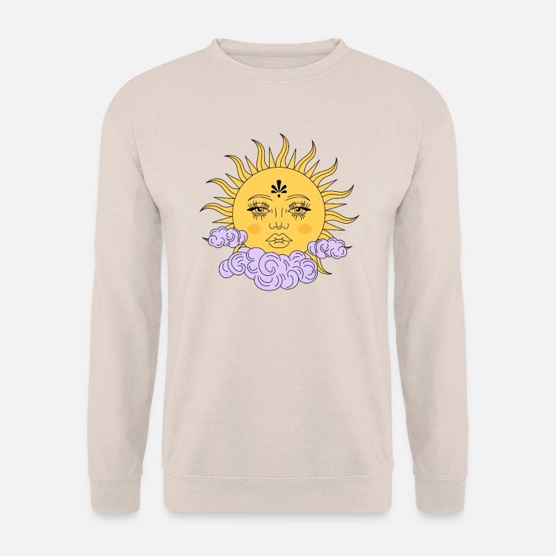 Clouds and sun - Unisex Sweatshirt - sand