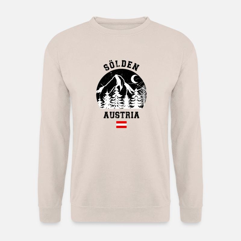 Sölden Ski Resort Austrian Alps Skiing - Unisex Sweatshirt - sand