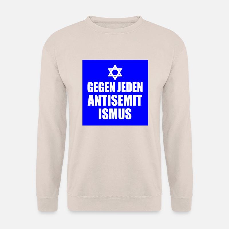 Gegen jeden antisemitismus - Unisex Pullover - Sand