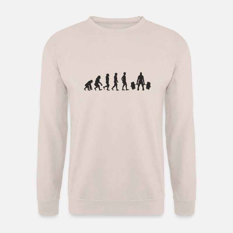 Evolution Weight Lifting - Unisex Sweatshirt - sand