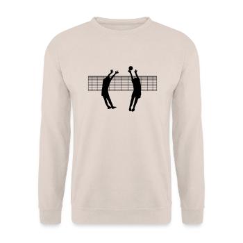 Volleyball - Unisex Pullover - Sand - Vorne - Alina (178cm) & Michal (187cm)