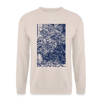 Botanisch - Unisex Pullover - Sand - Vorne - Alina (178cm) & Michal (187cm)