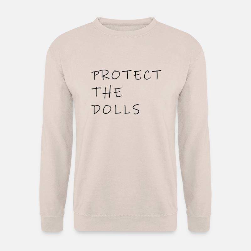 Schützen Sie die Puppen - Unisex Pullover - Sand