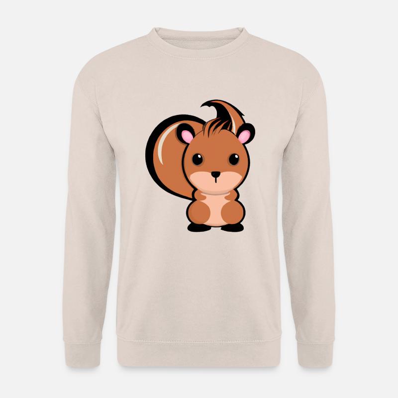 Süßes Eichhörnchen - Unisex Pullover - Sand