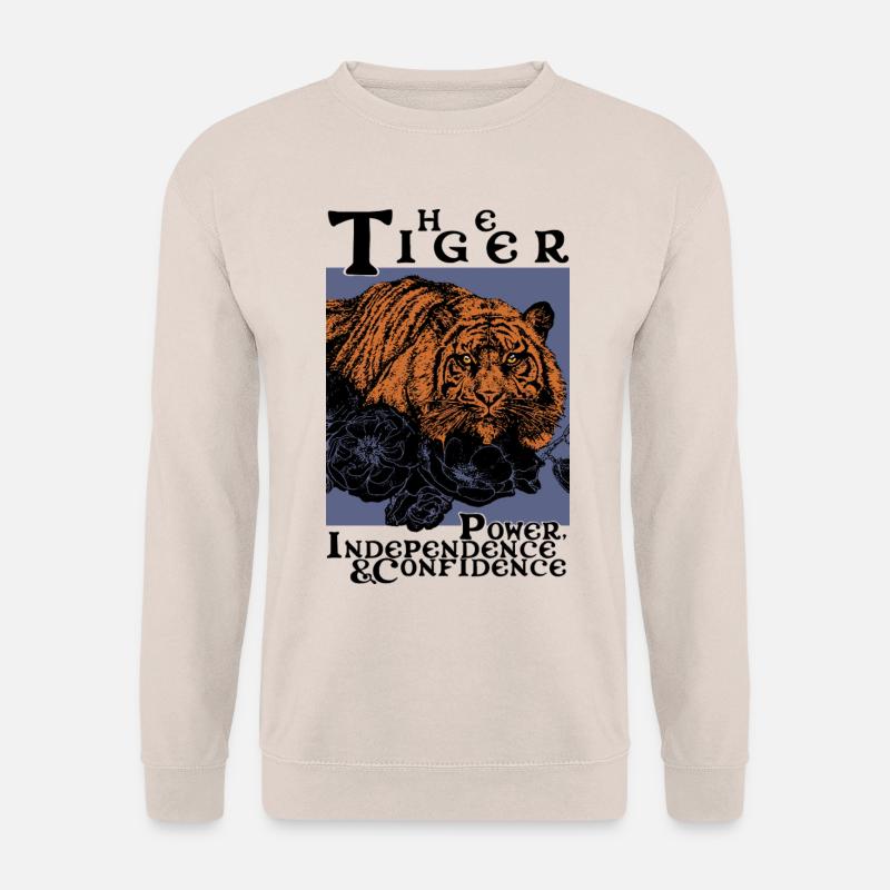 DER TIGER - Unisex Pullover - Sand